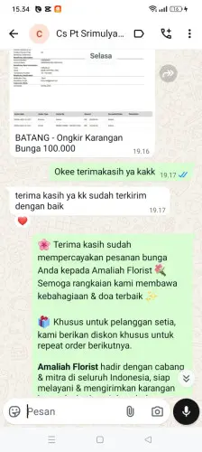 Testimonial Papan Bunga sepinggan