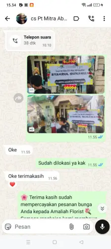 Testimonial Papan Bunga sepinggan