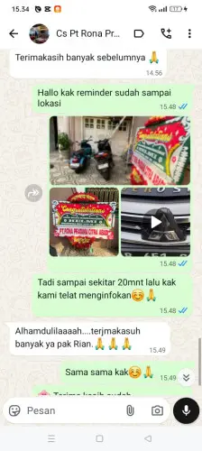 Testimonial Papan Bunga sepinggan